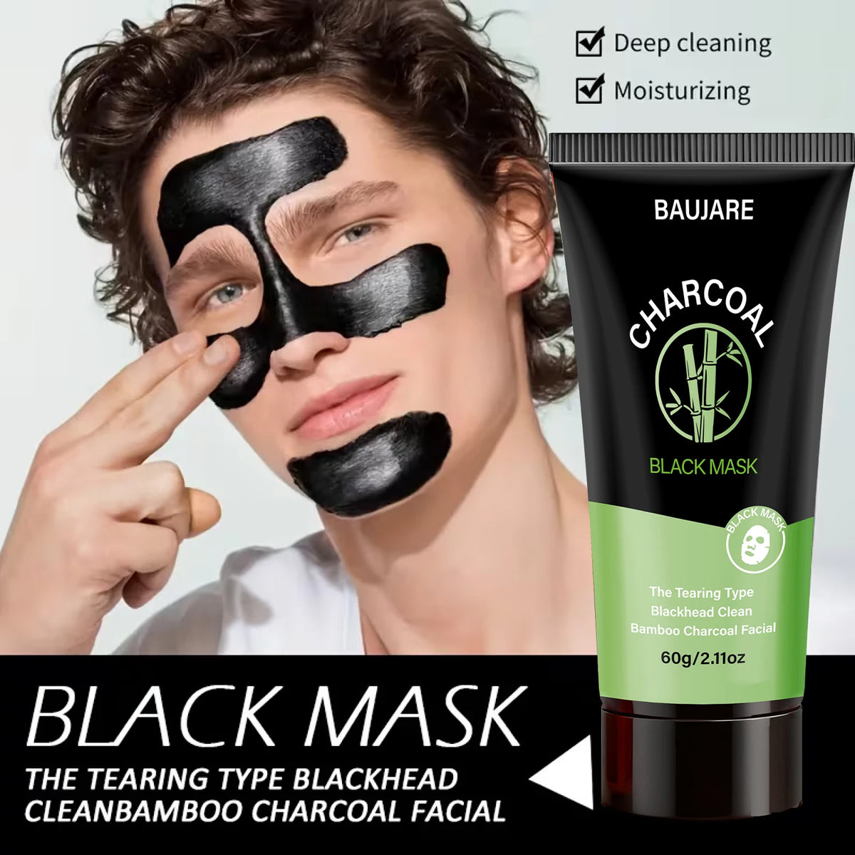 Water Ice Levin Charcoal Blackhead Peel Off Mask Deep Pore Cleanser