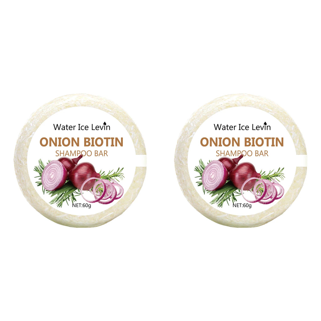 Onion and Biotin Shampoo Bar 60g for All Hair Types