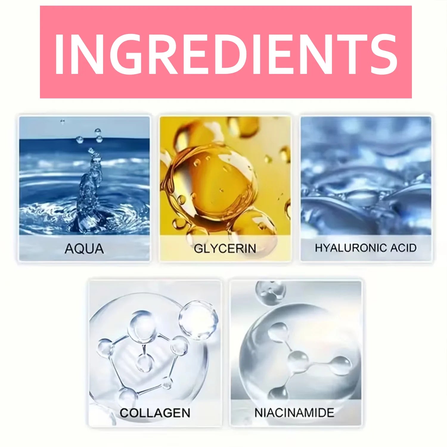 Water Ice Levin Collagen Hyaluronic Acid Facial Mask 60g Hydrating Cream - 5