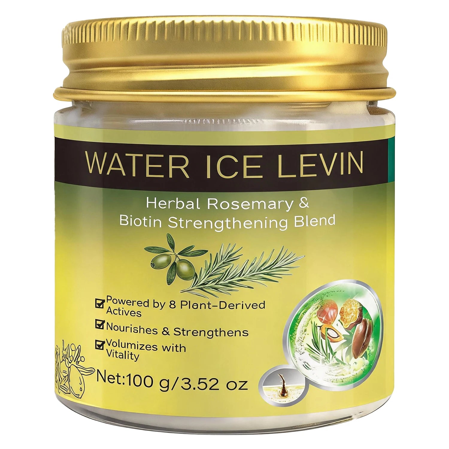 Biotin Rosemary Hair Mask with Keratin for Smooth Hair Care 100g - 11