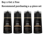 200ml Herbal Black Hair Dyeing Shampoo for Gray Hair Coverage