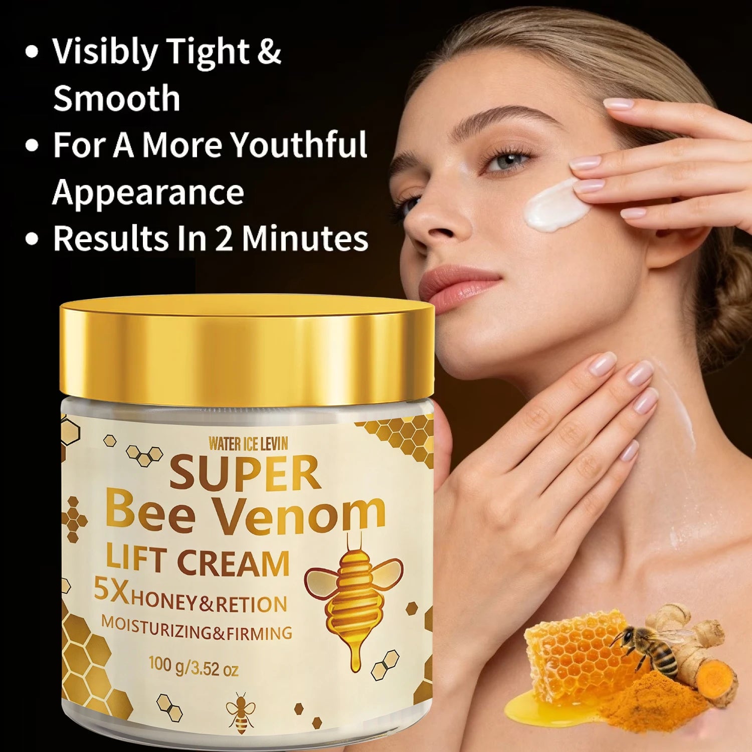 Bee Venom Firming Face Cream Anti Aging Retinol Moisturizer - 2