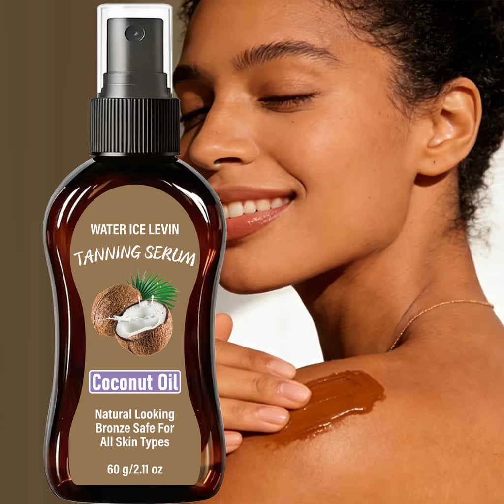 Coconut Infused Sunless Tanning Serum Gradual Body Bronzer 60g