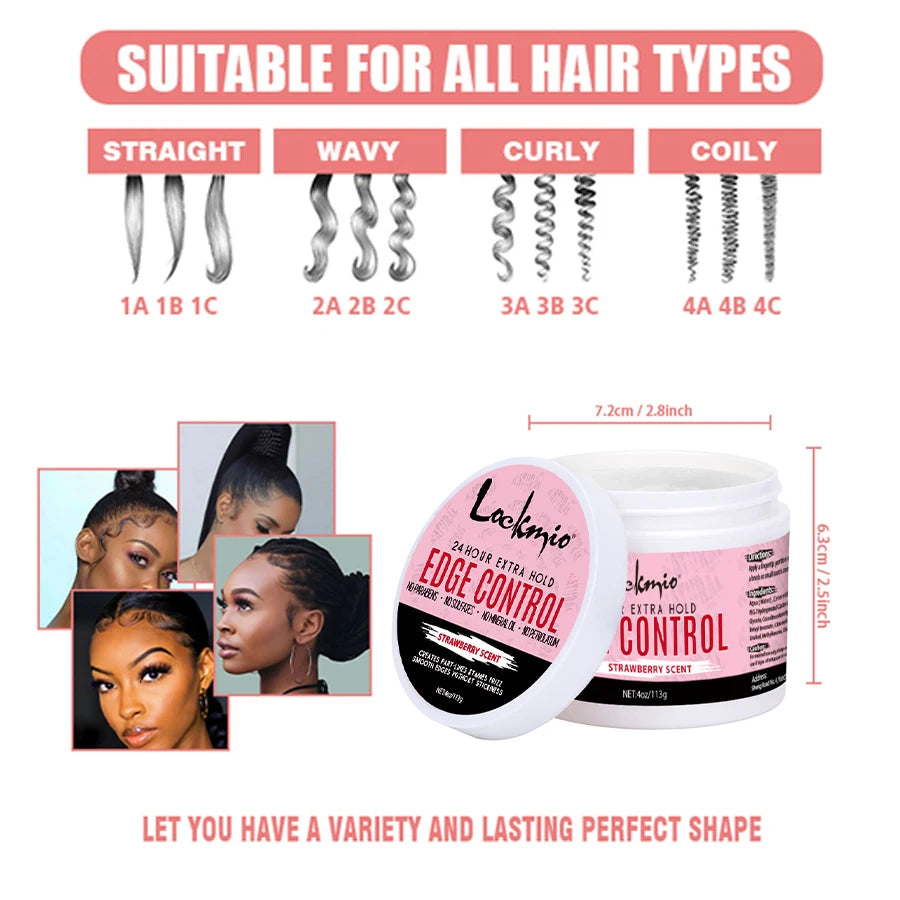 Lockmio Lace Melting Spray and Edge Control Wig Styling Kit - 13