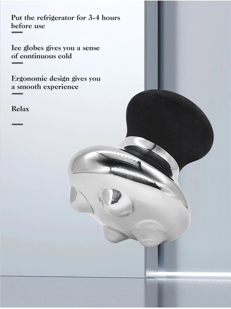 Stainless Steel Mushroom Gua Sha Massage Tool for Face and Body