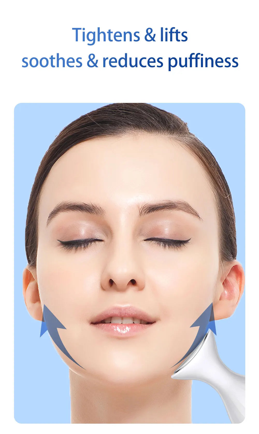 Handheld Facial Cold Compress Ice Massager for Skin Tightening
