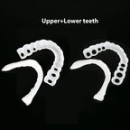 Snap On Smile Veneers Cosmetic Teeth Whitening Denture Set