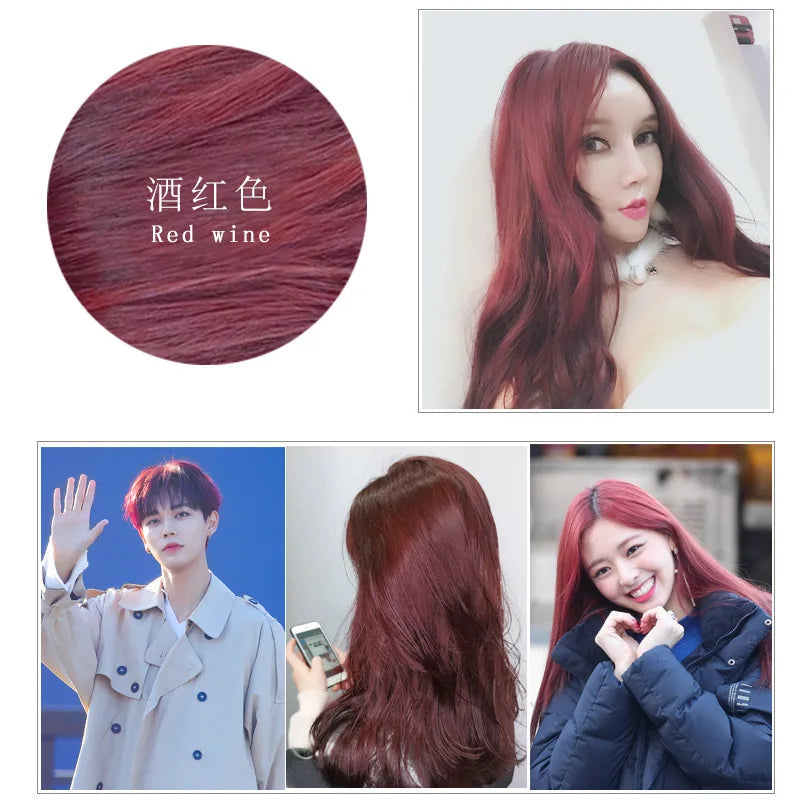 500ml Herbal Hair Color Shampoo for Gray Hair Coverage and Shine - 10