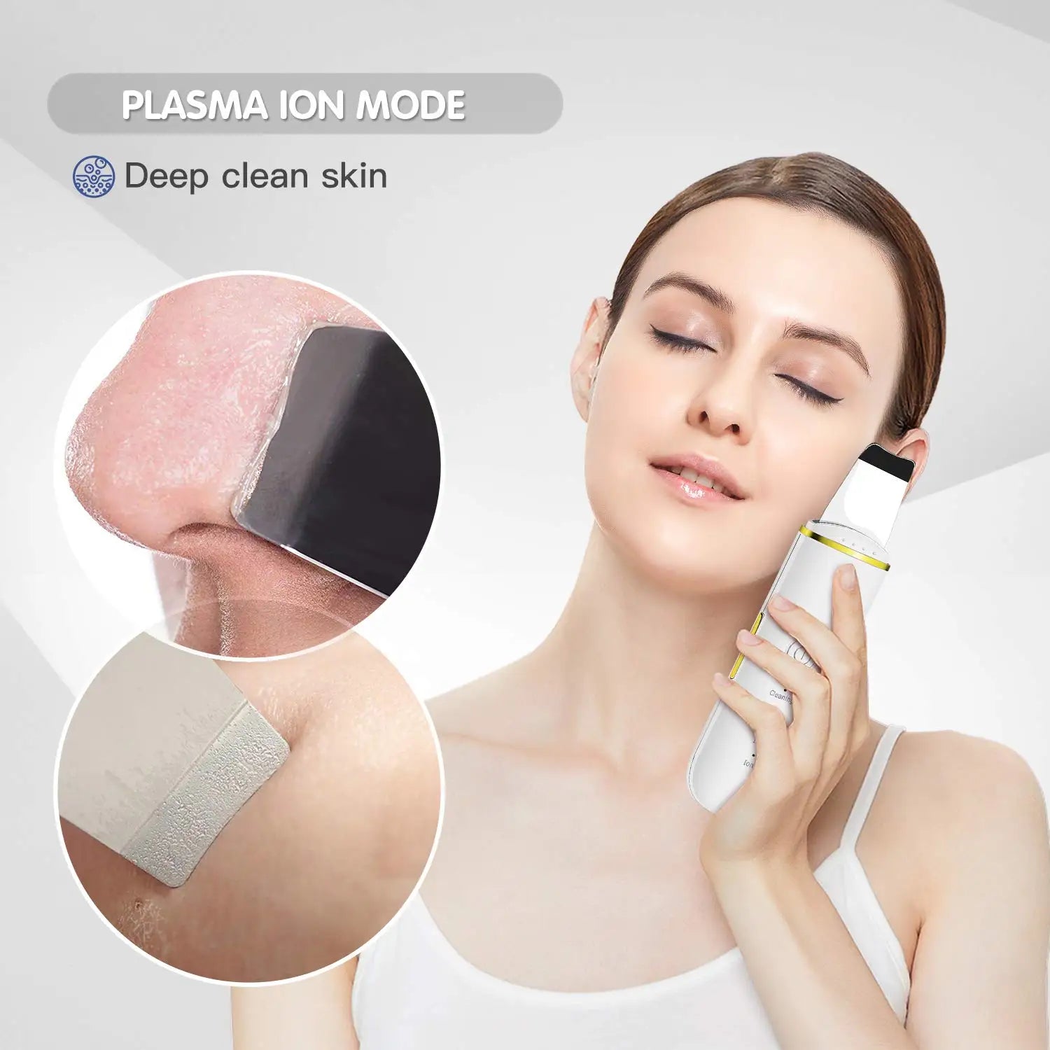 Ultrasonic Skin Scrubber and Facial Pore Cleansing Spatula - 8