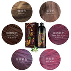 500ml Herbal Hair Color Shampoo for Gray Hair Coverage and Shine