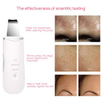 Ultrasonic Facial Skin Scrubber and Deep Pore Cleansing Spatula