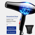 Professional Ionic Hair Dryer 2200W Fast Drying Blow Dryer with Nozzles