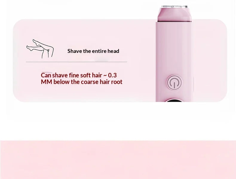 2-in-1 Painless Electric Hair Trimmer for Face and Body