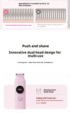 2-in-1 Painless Electric Hair Trimmer for Face and Body