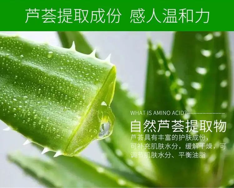 Bioaqua Aloe Vera Cleansing Foam Moisturizing Facial Wash 120ml