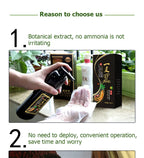 500ml Herbal Hair Color Shampoo for Gray Hair Coverage and Shine