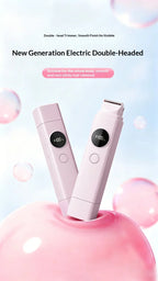 2-in-1 Painless Electric Hair Trimmer for Face and Body