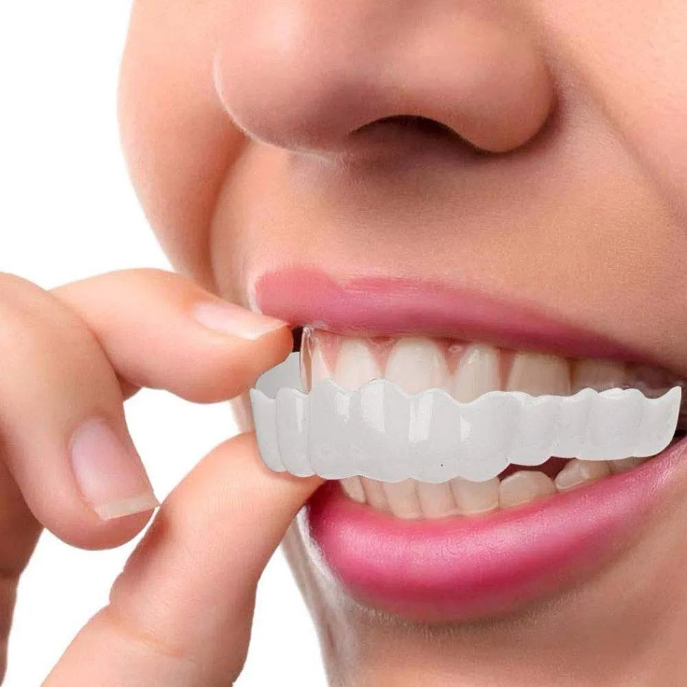 Snap On Smile Veneers Cosmetic Teeth Whitening Denture Set