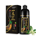 500ml Herbal Hair Color Shampoo for Gray Hair Coverage and Shine