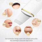 Ultrasonic Skin Scrubber and Facial Pore Cleansing Spatula