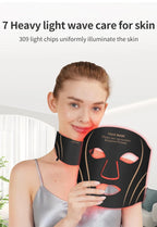 7-Color LED Face and Neck Rejuvenation Light Therapy Mask