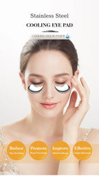 Stainless Steel Cooling Eye Pads for Puffiness and Dark Circles