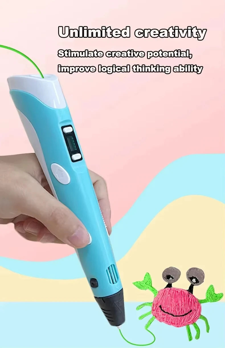 3D Printing Pen for Kids DIY Drawing Art