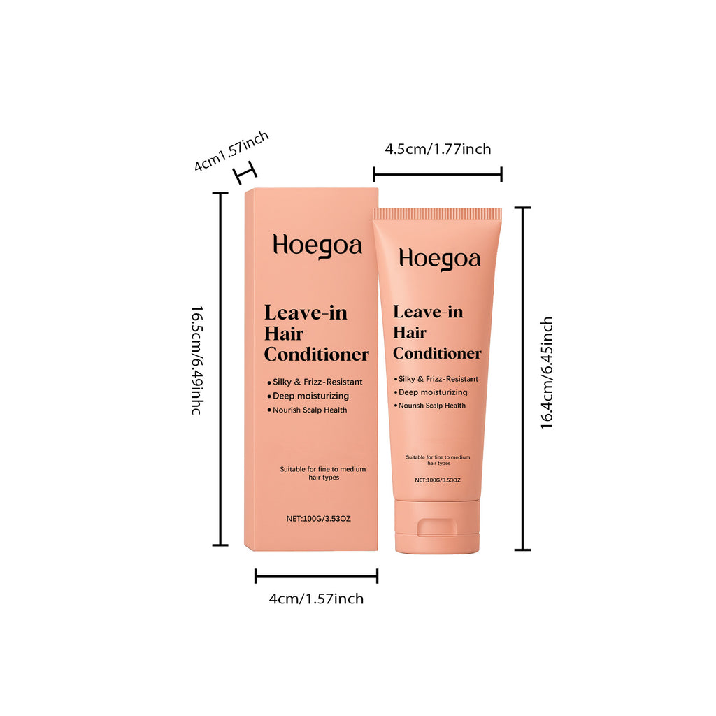Leave-in Hair Conditioner Cream for Anti-Frizz and Deep Moisturizing