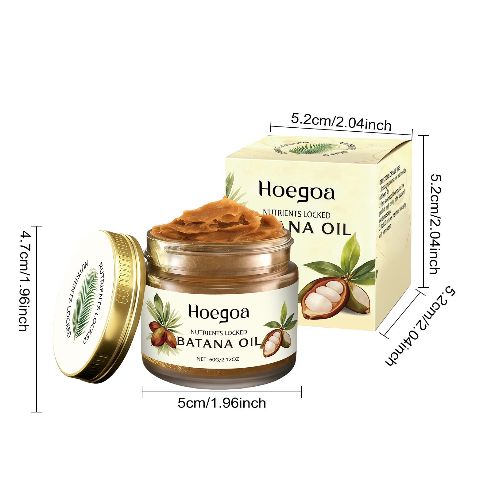 Raw Batana Oil Hair Mask Scalp Treatment 60g - 7