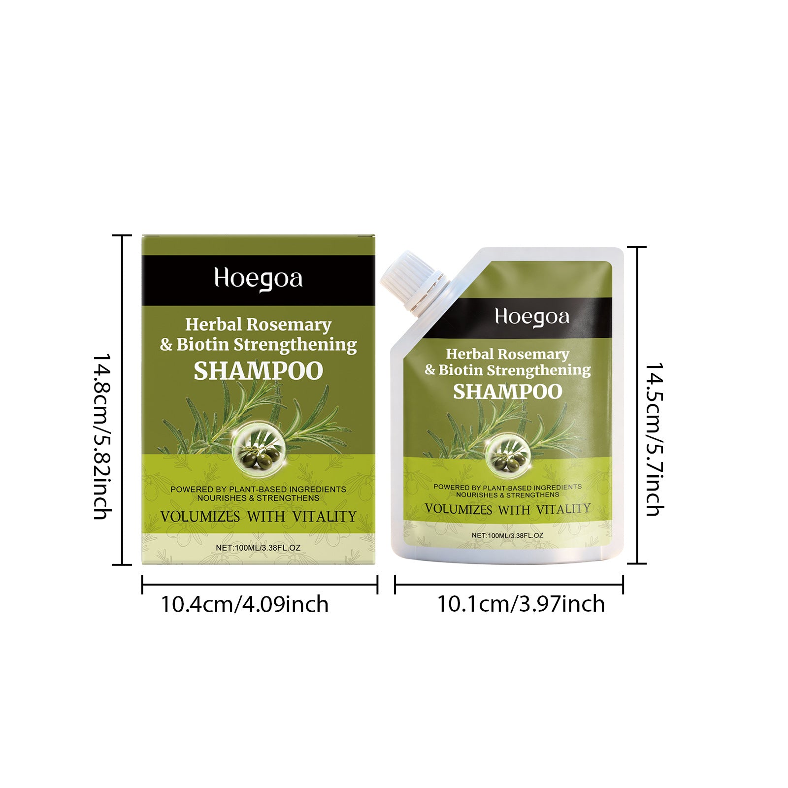 Herbal Rosemary and Biotin Strengthening Shampoo 100ml - 7