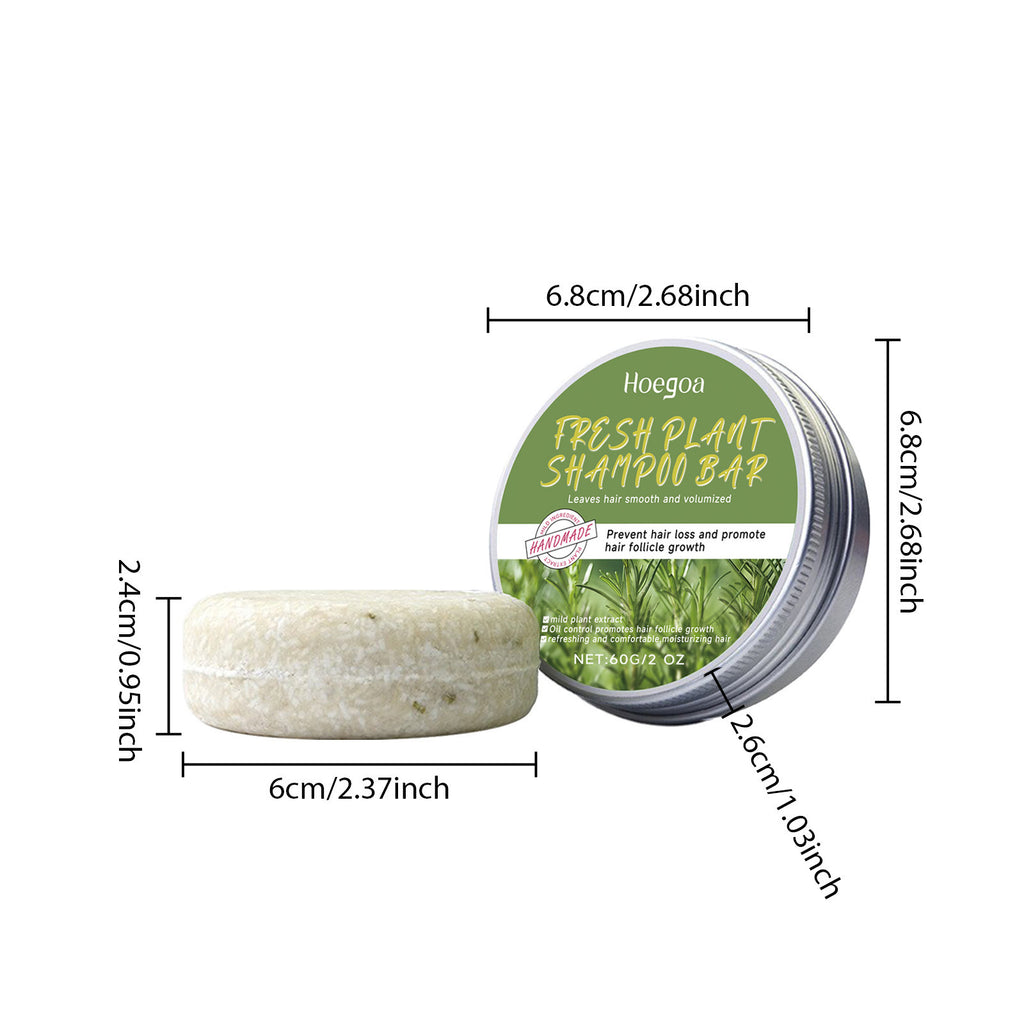 Rosemary Shampoo Bar for Hair Growth and Scalp Oil Control 60g
