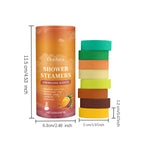 8 Piece Aromatherapy Shower Steamer Tablet Set for Relaxation