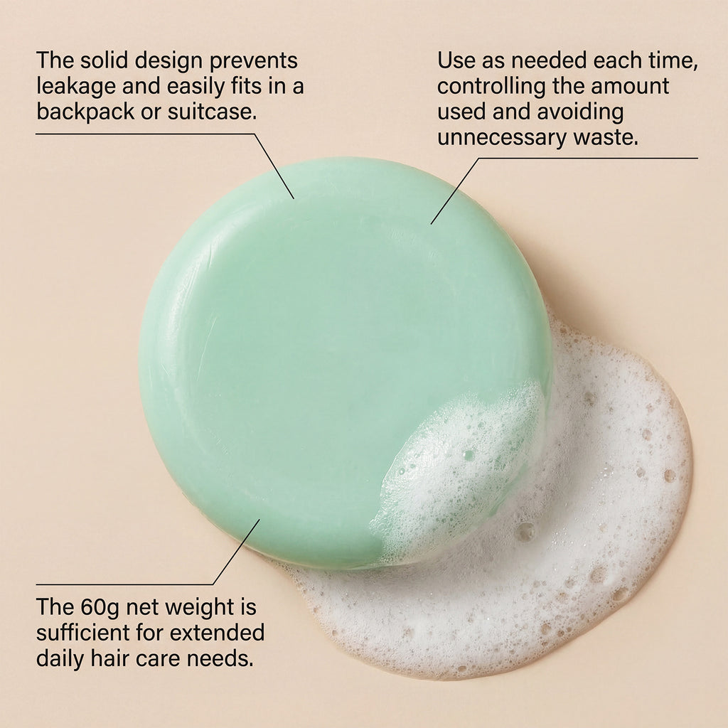 Rosemary Solid Hair Conditioner Bar 60g Natural Repairing Anti Frizz