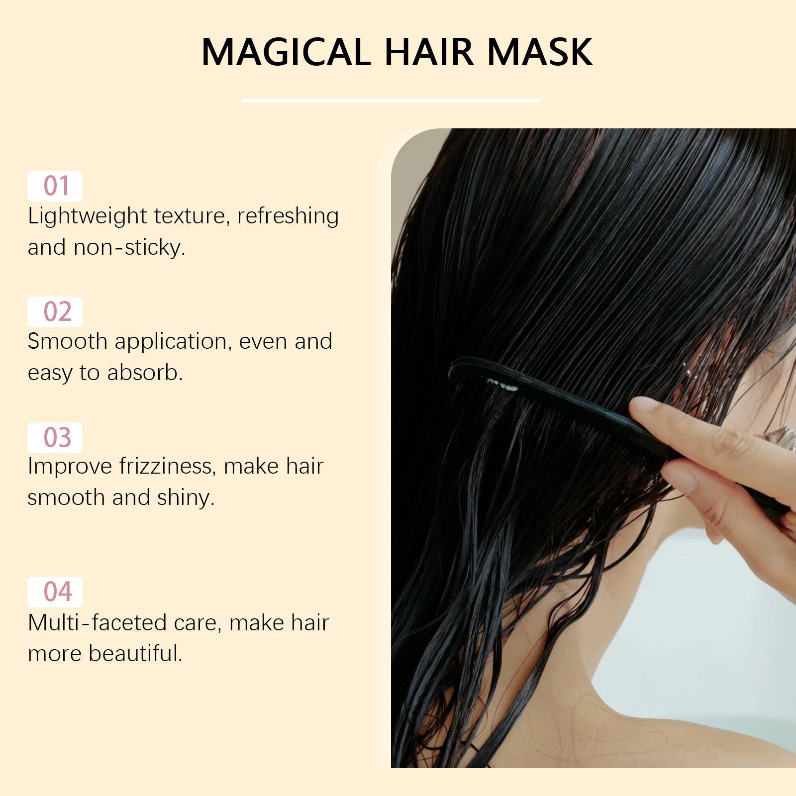 Deep Repair Hair Mask Treatment for Damaged Dry Hair and Split Ends 100g - 12