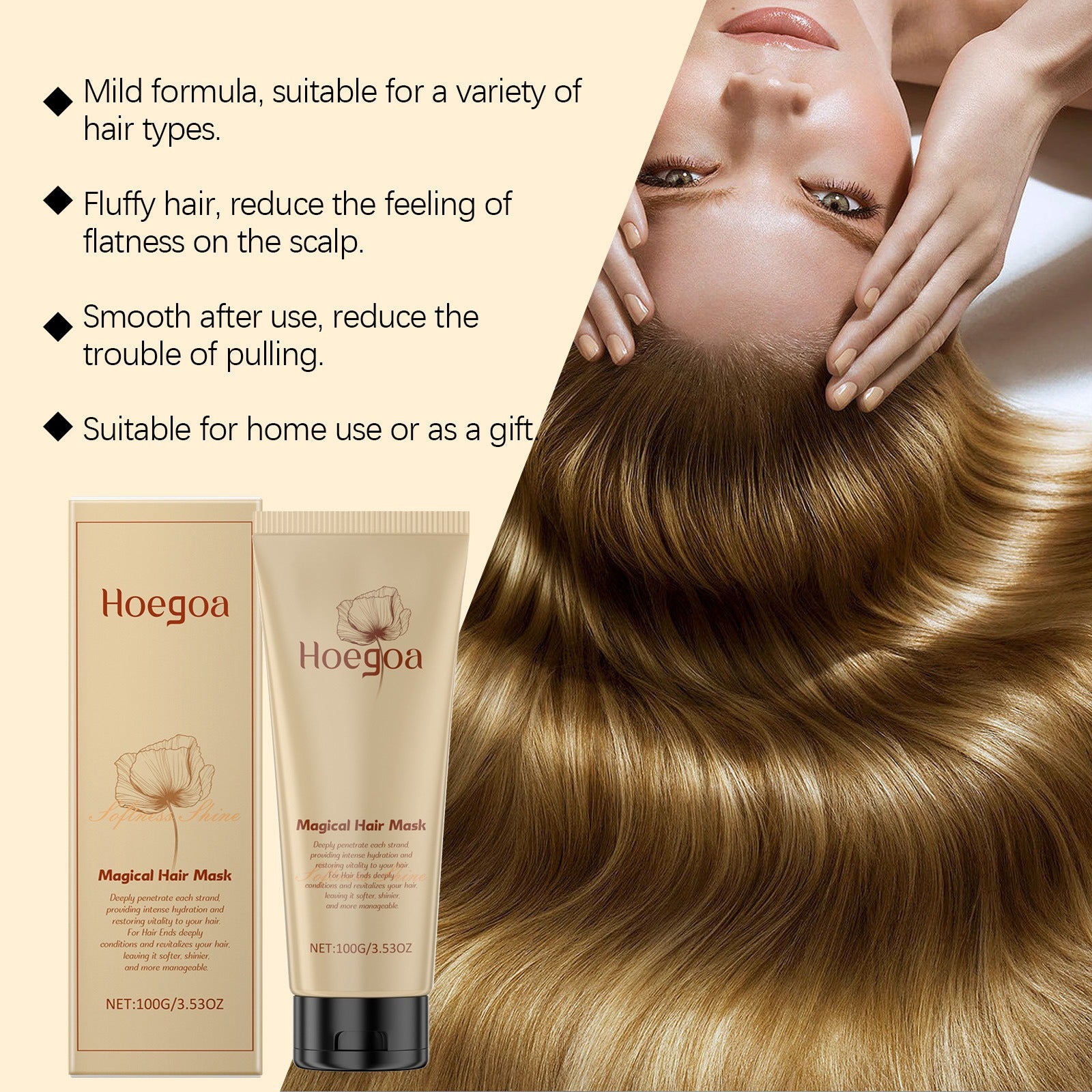 Deep Repair Hair Mask Treatment for Damaged Dry Hair and Split Ends 100g - 15