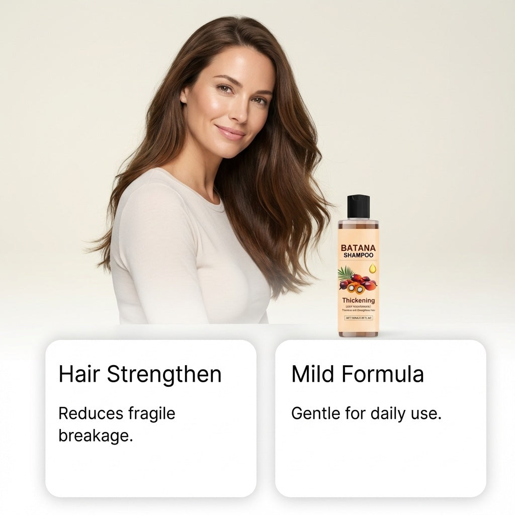 Batana Oil Hair Shampoo 100ml for Thickening and Strengthening Hair