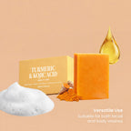 Turmeric and Kojic Acid Cleansing Beauty Bar for Face and Body