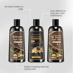 3 in 1 Herbal Ginger Hair Dye Shampoo for Gray and White Hair Coverage
