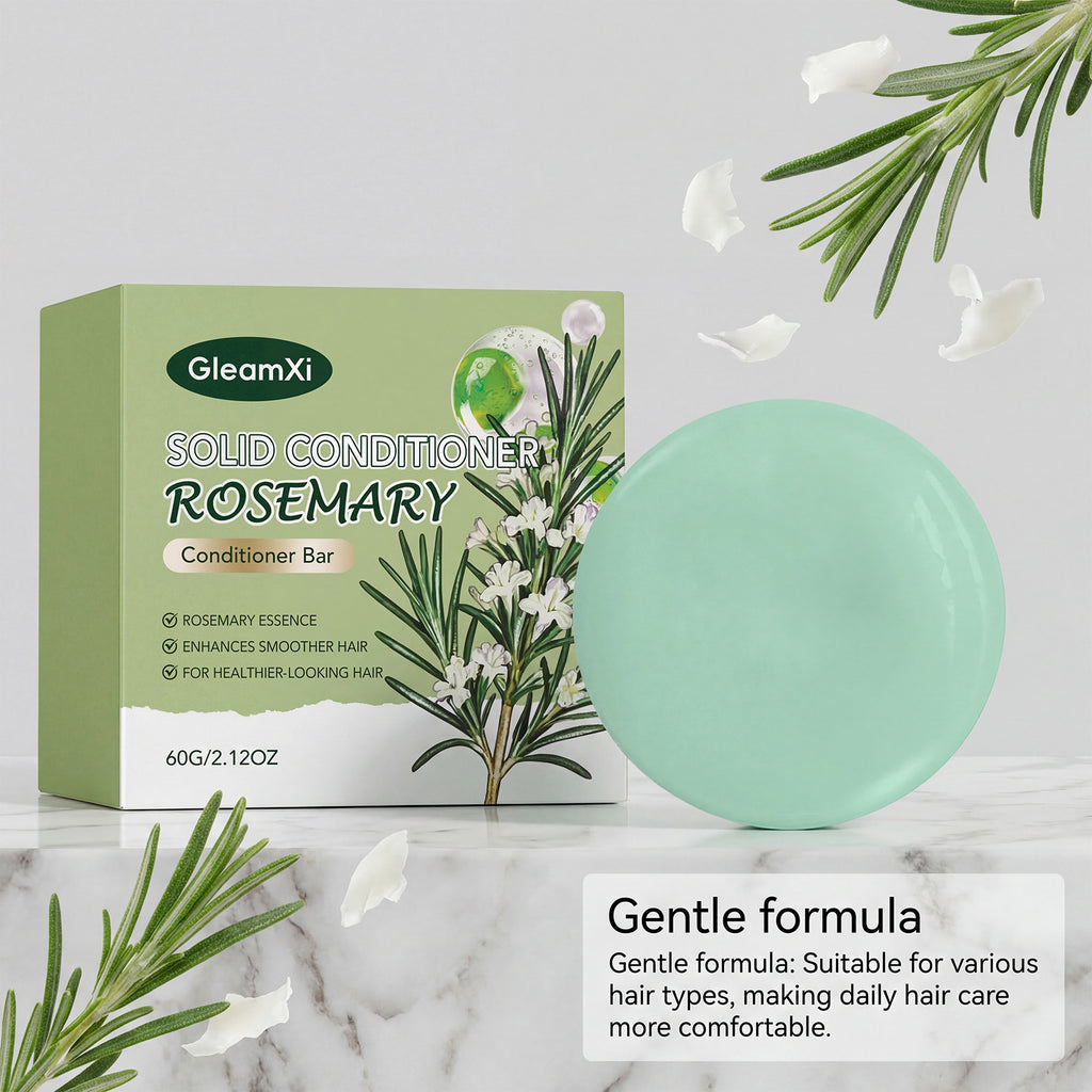 Rosemary Solid Hair Conditioner Bar 60g Natural Repairing Anti Frizz