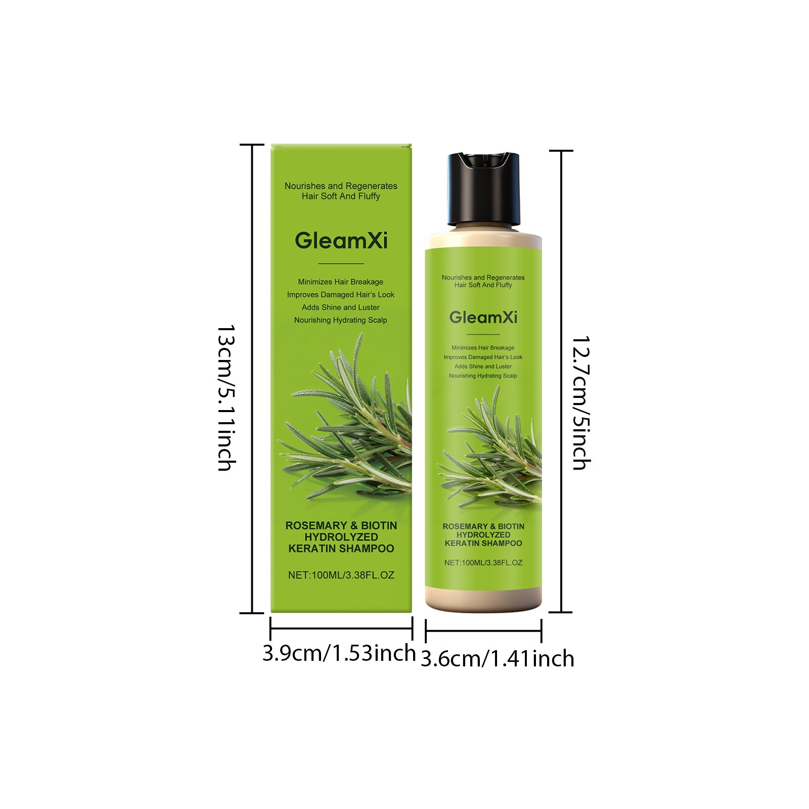 Rosemary Biotin Keratin Shampoo for Hair Repair and Scalp Hydration - 7
