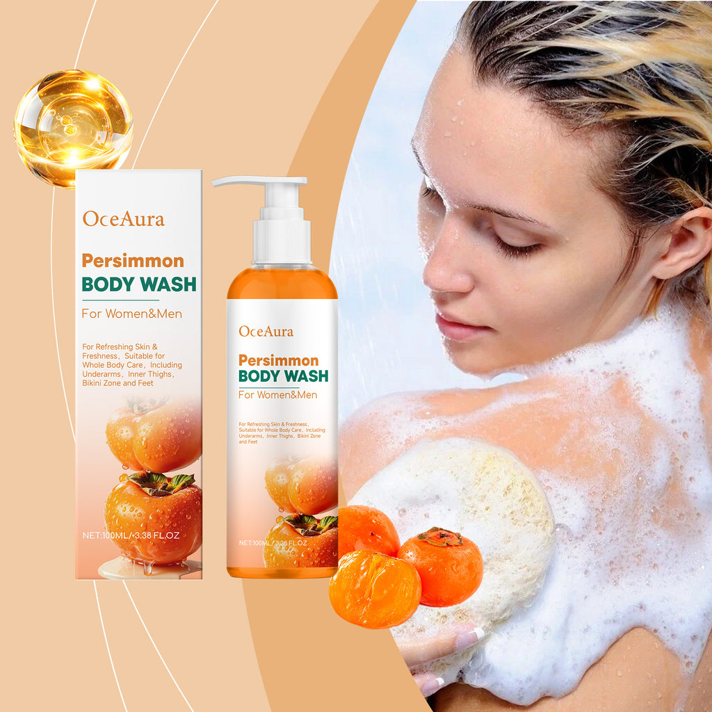 Persimmon Body Wash Deodorant Shower Gel for Men and Women 100ml
