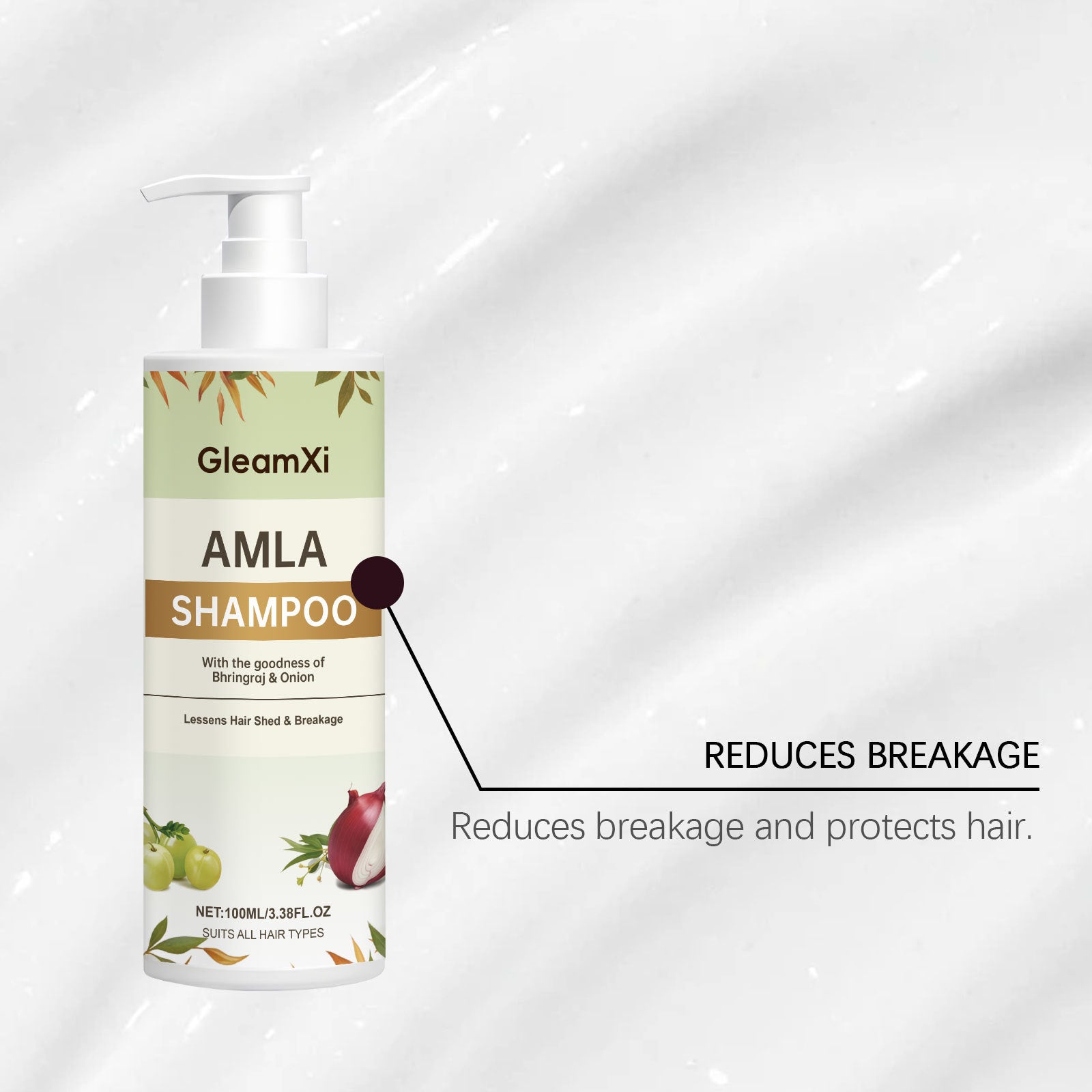 Amla Shampoo for Hair Strengthening and Scalp Cleansing 100ml - 14