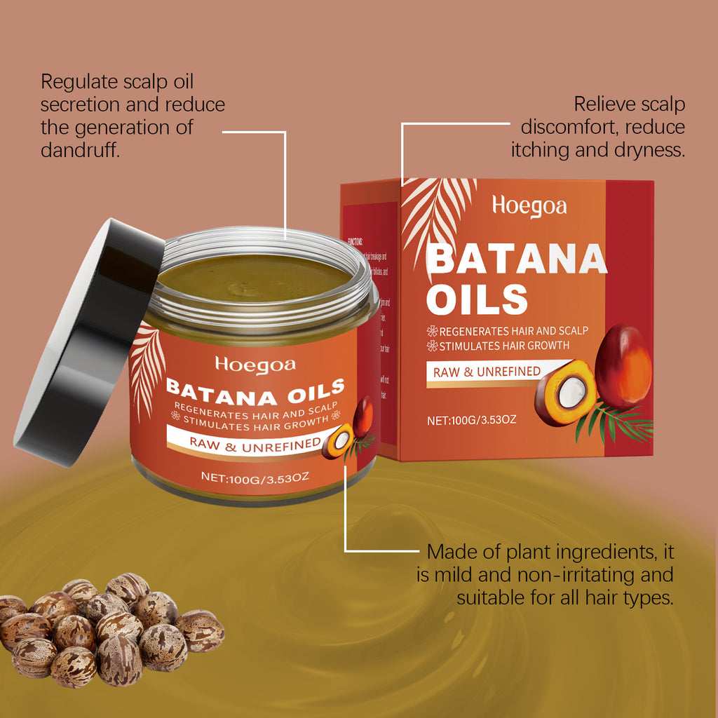 Raw Unrefined Batana Oil Hair Repair and Scalp Treatment Butter 100g