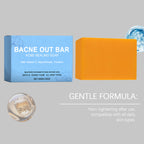 Turmeric Bar Soap for Back and Body Acne Treatment and Skin Brightening