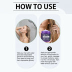 Tea Tree Purple Hair Mask for Neutralizing Brassiness and Hair Repair