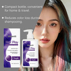 Purple Color Booster Shampoo Semi Permanent Hair Dye and Toning Wash