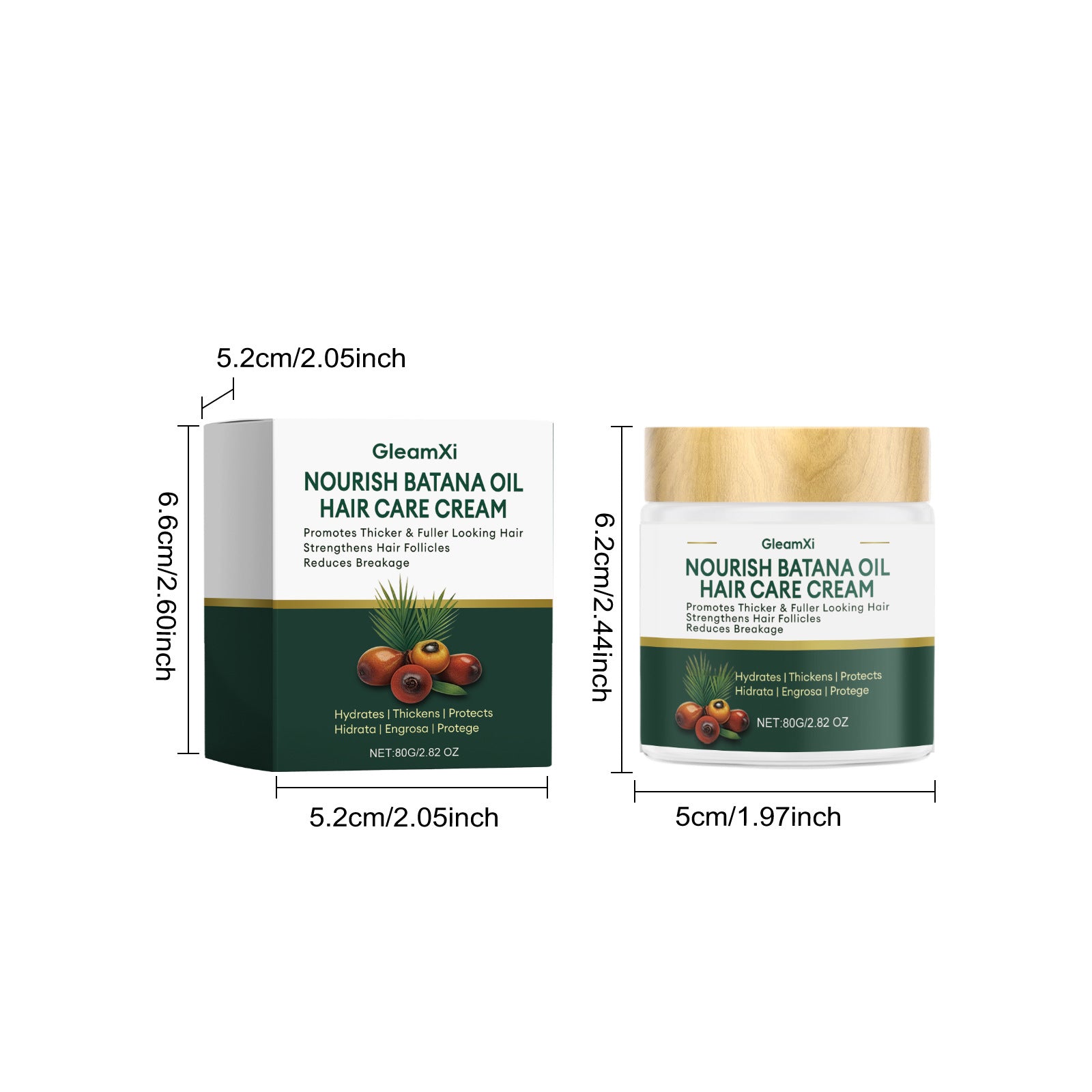 Batana Oil Hair Care Cream Hydrating Strengthening Hair Mask 80g