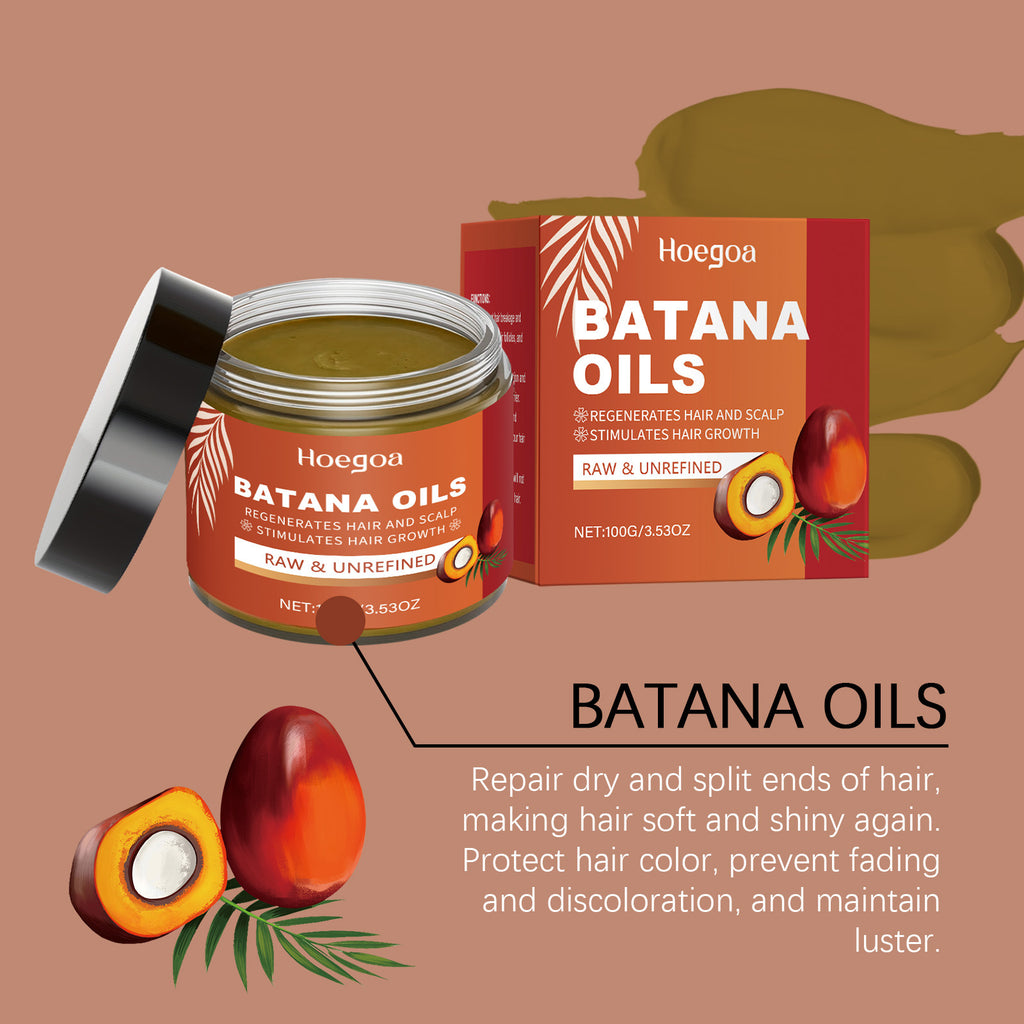 Raw Unrefined Batana Oil Hair Repair and Scalp Treatment Butter 100g