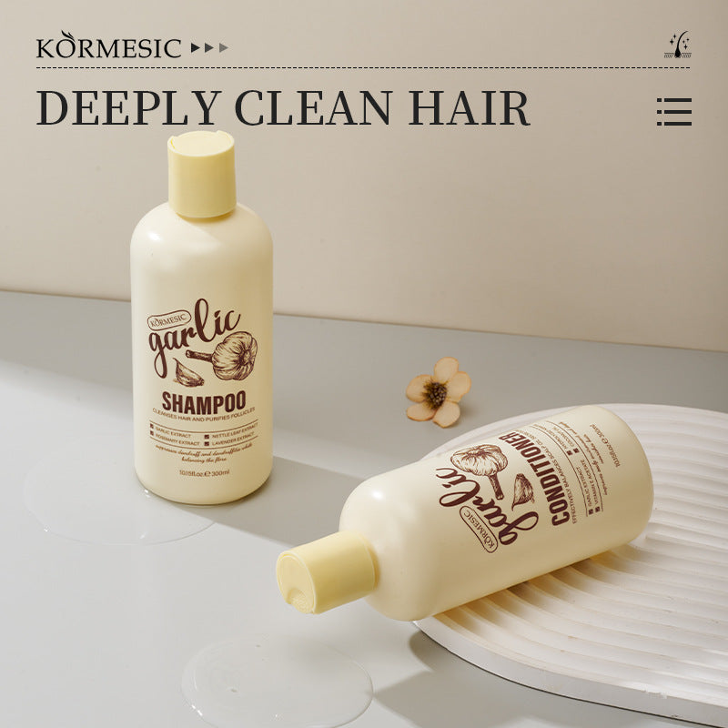 Kormesic Garlic Shampoo Anti Dandruff Scalp Cleansing Treatment 300ml