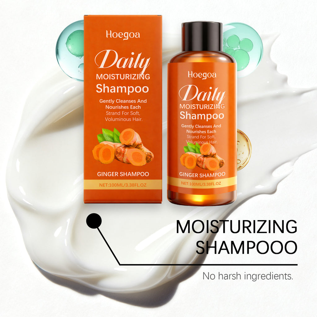 Ginger Shampoo Scalp Nourishing Oil Control and Volumizing Hair Cleanser